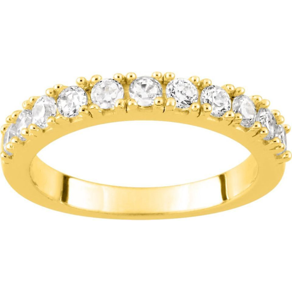 Bague  Plaqué Or Oxyde de Zirconium