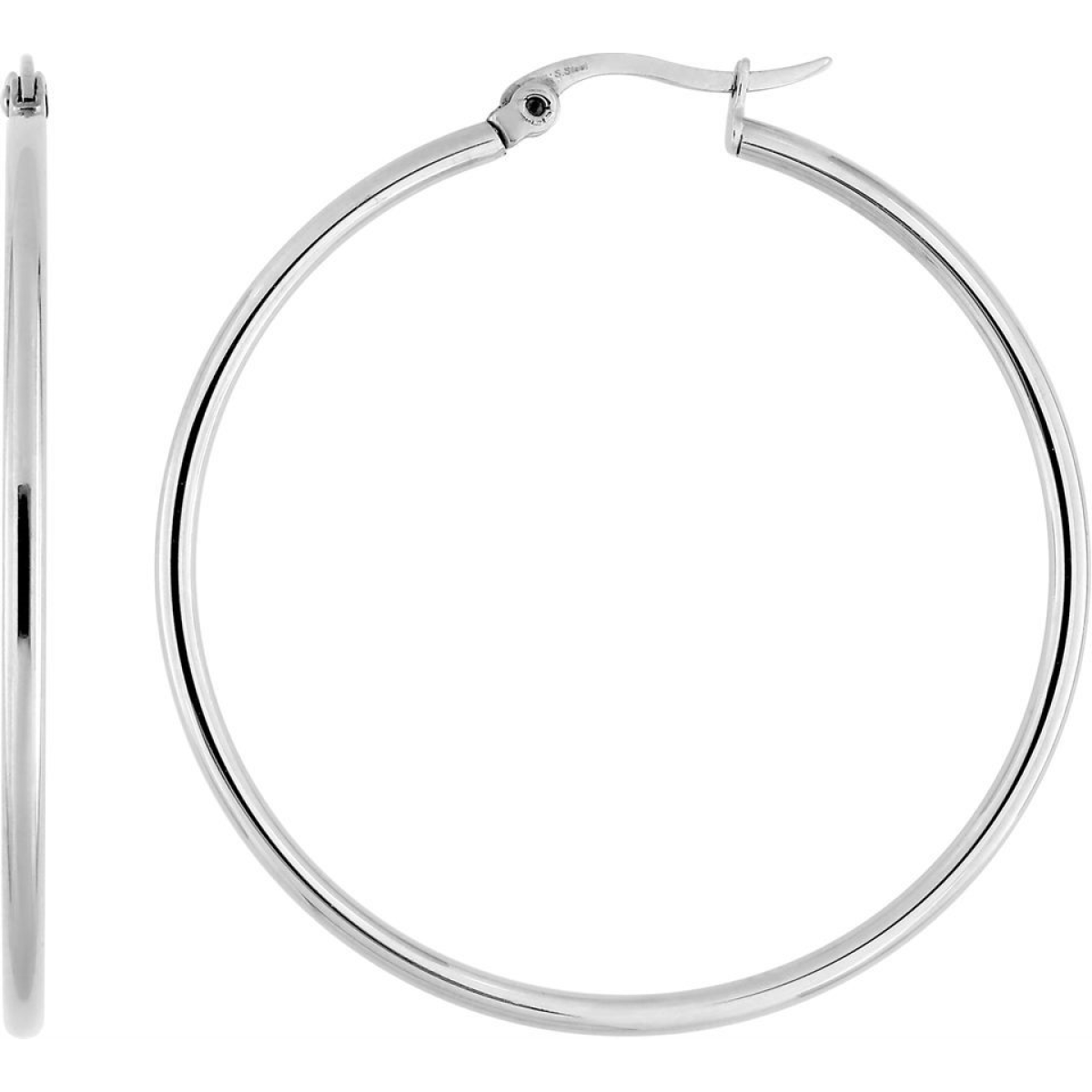 Boucles d'Oreilles  Acier