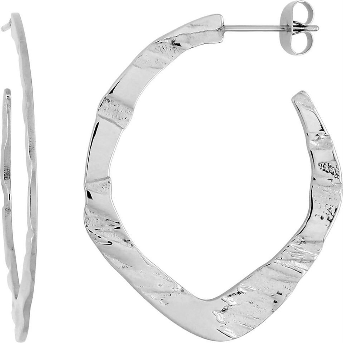 Boucles d'Oreilles  Acier