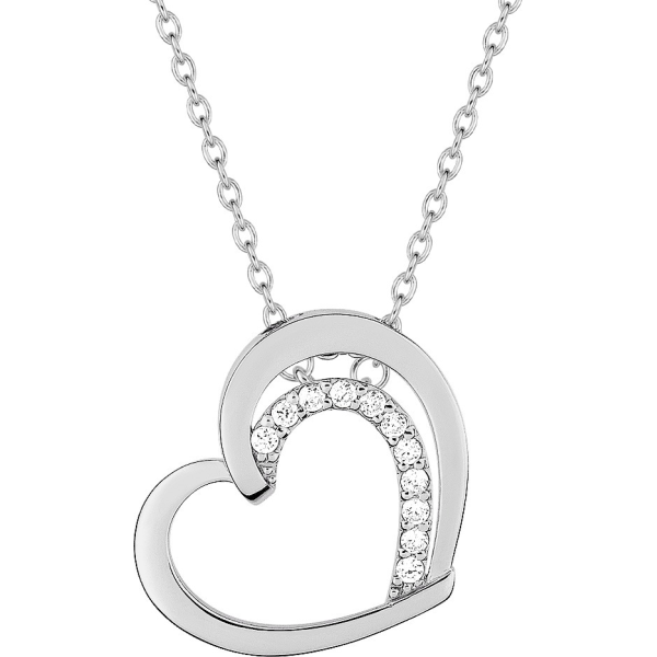Collier  Argent 925/1000 Oxyde de Zirconium 