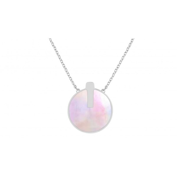 Collier  Acier Pierre Naturelle