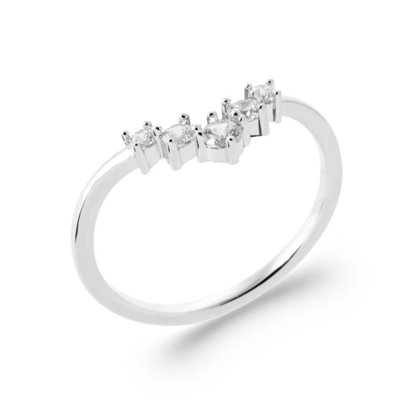Bague  Argent 925/1000 Oxyde de Zirconium