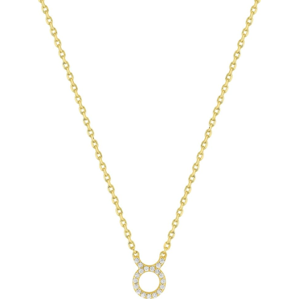 Collier  Plaqué Or Oxyde de Zirconium