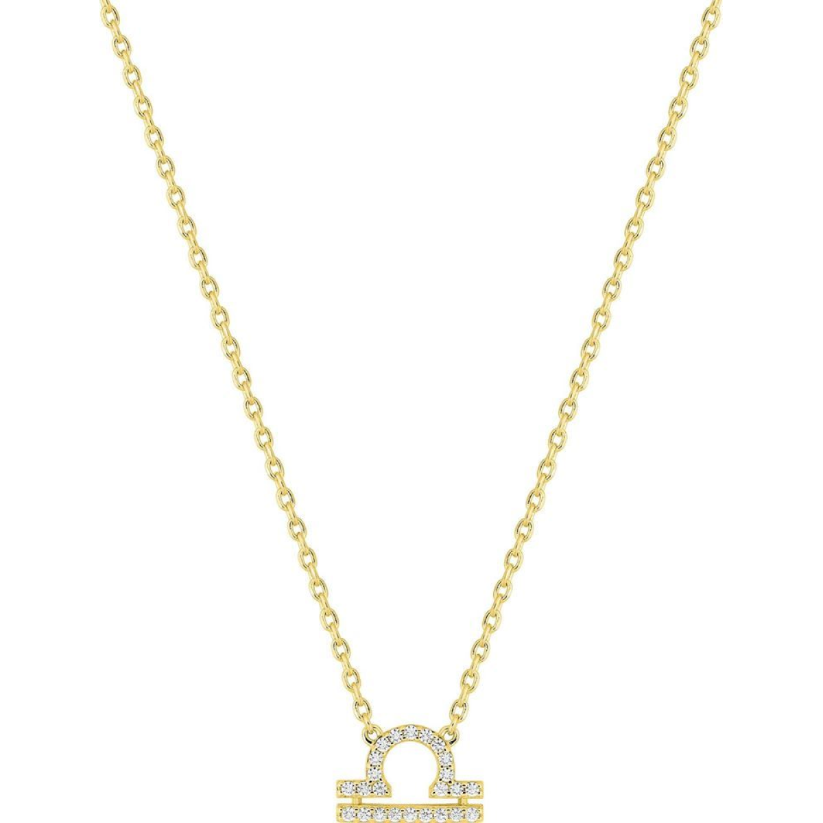 Collier  Plaqué Or Oxyde de Zirconium