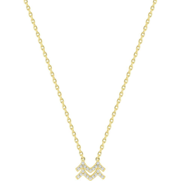 Collier  Plaqué Or Oxyde de Zirconium