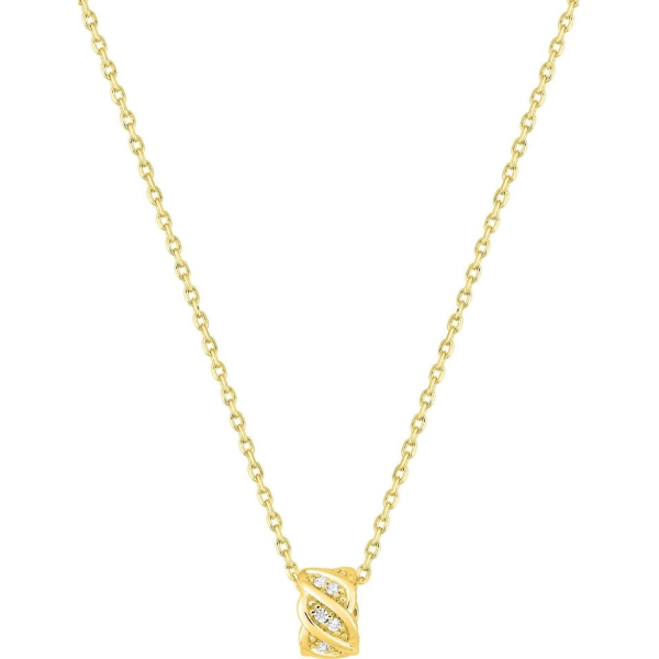 Collier  Plaqué Or Oxyde de Zirconium