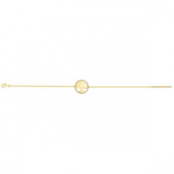 Bracelet  Plaqué Or Oxyde de Zirconium