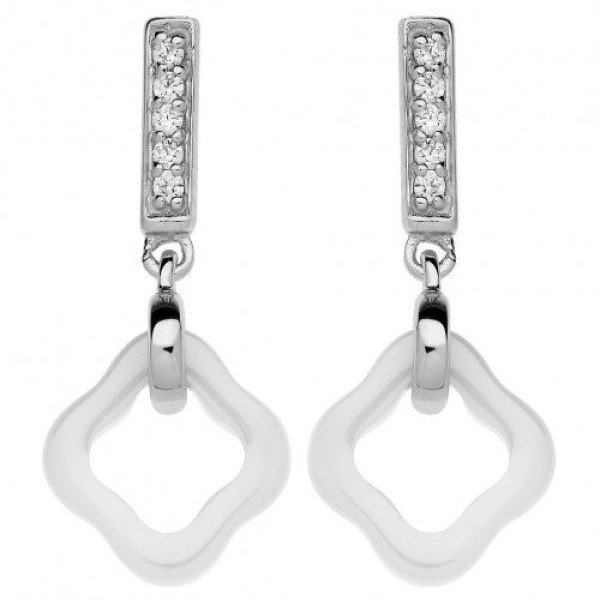 Boucles d'Oreilles  Argent 925/1000 Céramique