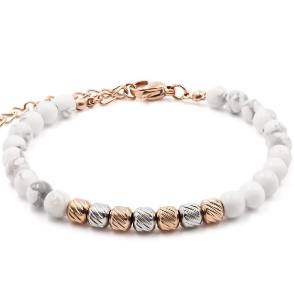 Bracelet  Acier Pierre Naturelle