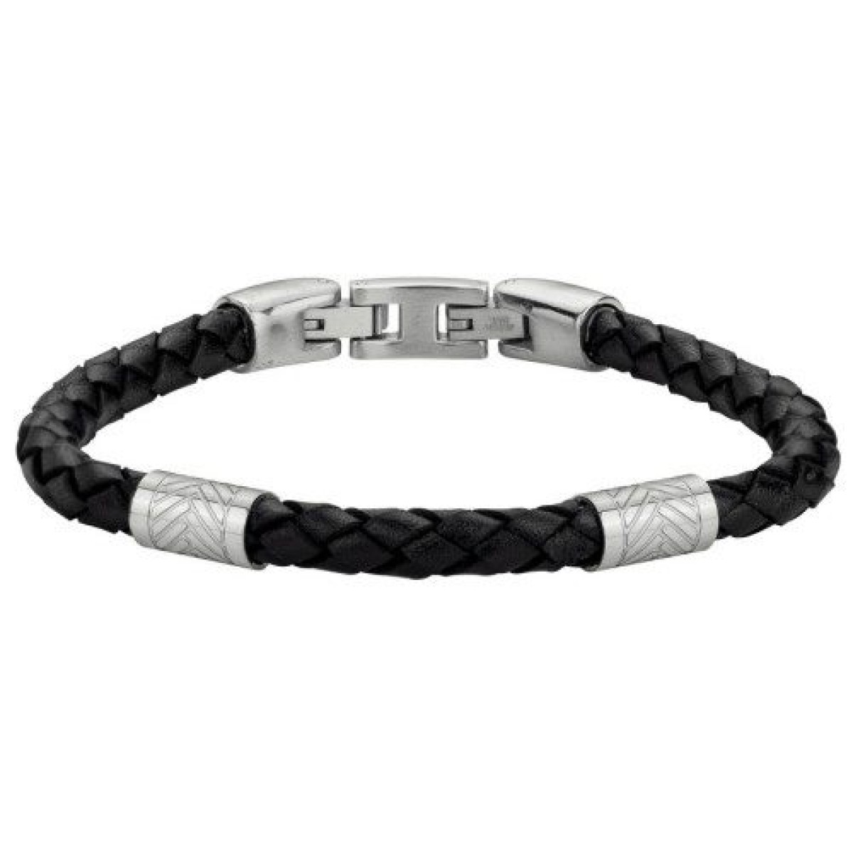 Bracelet  Acier Cuir