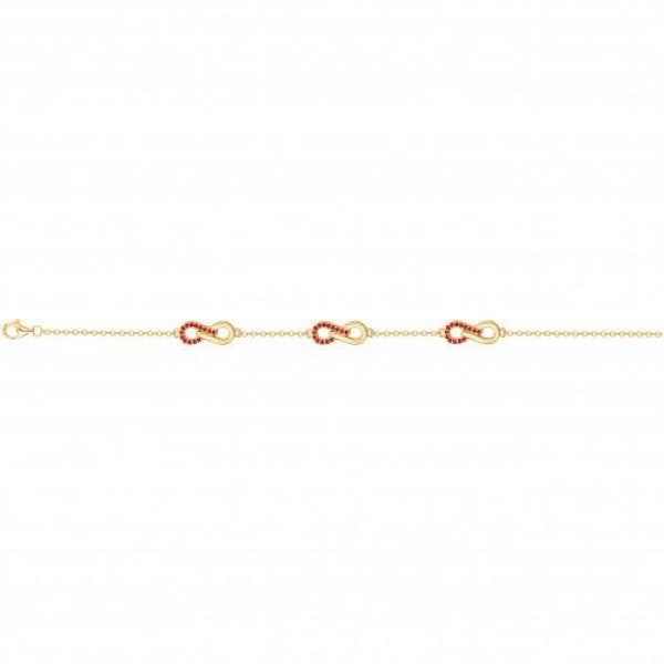 Bracelet  Plaqué Or Oxyde de Zirconium