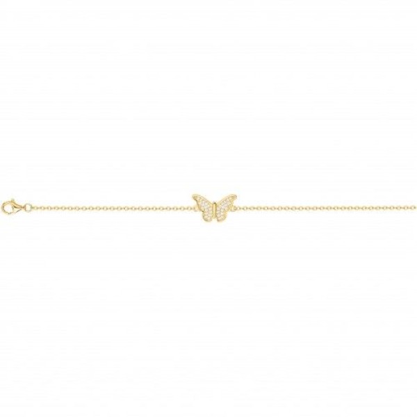 Bracelet  Plaqué Or Oxyde de Zirconium