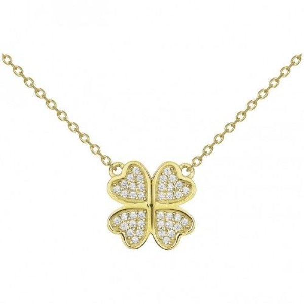 Collier  Plaqué Or Oxyde de Zirconium