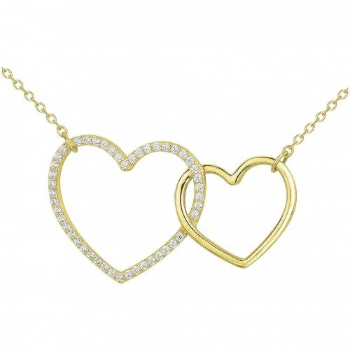 Collier  Plaqué Or Oxyde de Zirconium