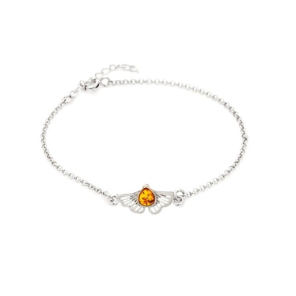 Bracelet  Argent 925/1000 Ambre
