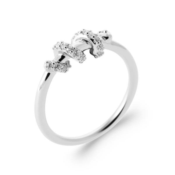 Bague  Argent 925/1000 Oxyde de Zirconium