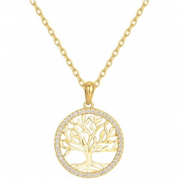 Collier  Plaqué Or Oxyde de Zirconium