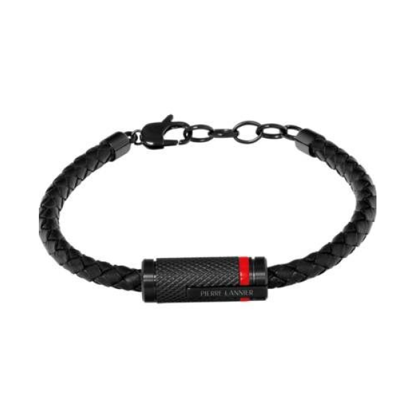 Bracelet PIERRE LANNIER Acier Cuir