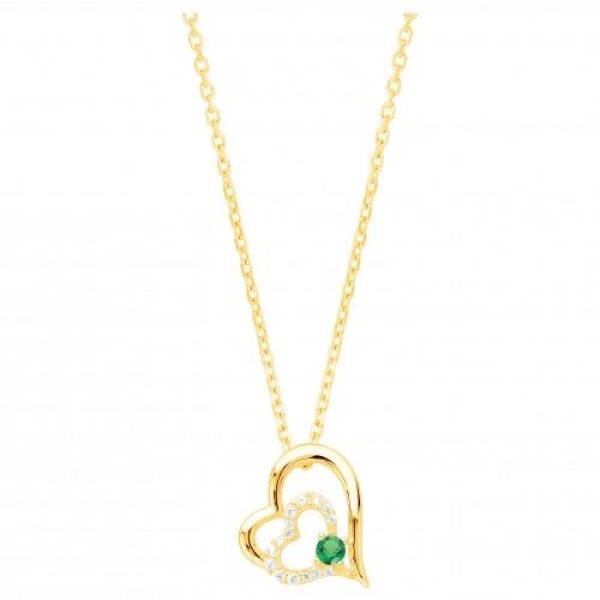 Collier  Plaqué Or Oxyde de Zirconium