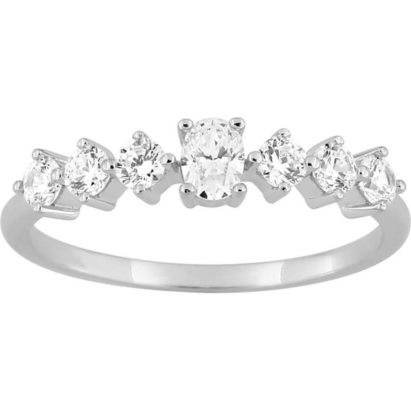 Bague  Argent 925/1000 Oxyde de Zirconium