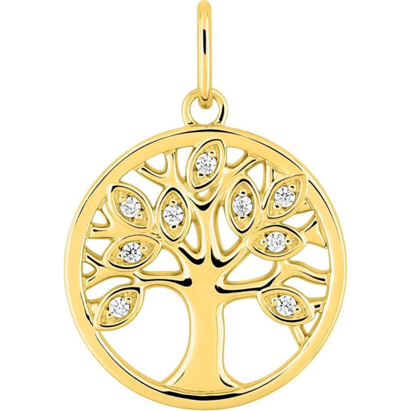 Pendentif  Plaqué Or Oxyde de Zirconium