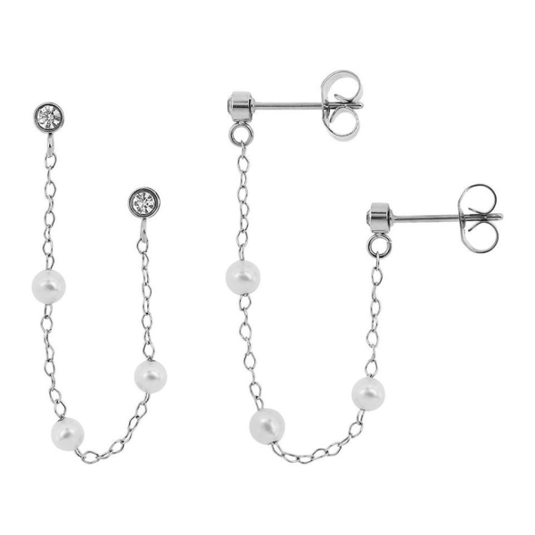 Boucles d'Oreilles  Acier