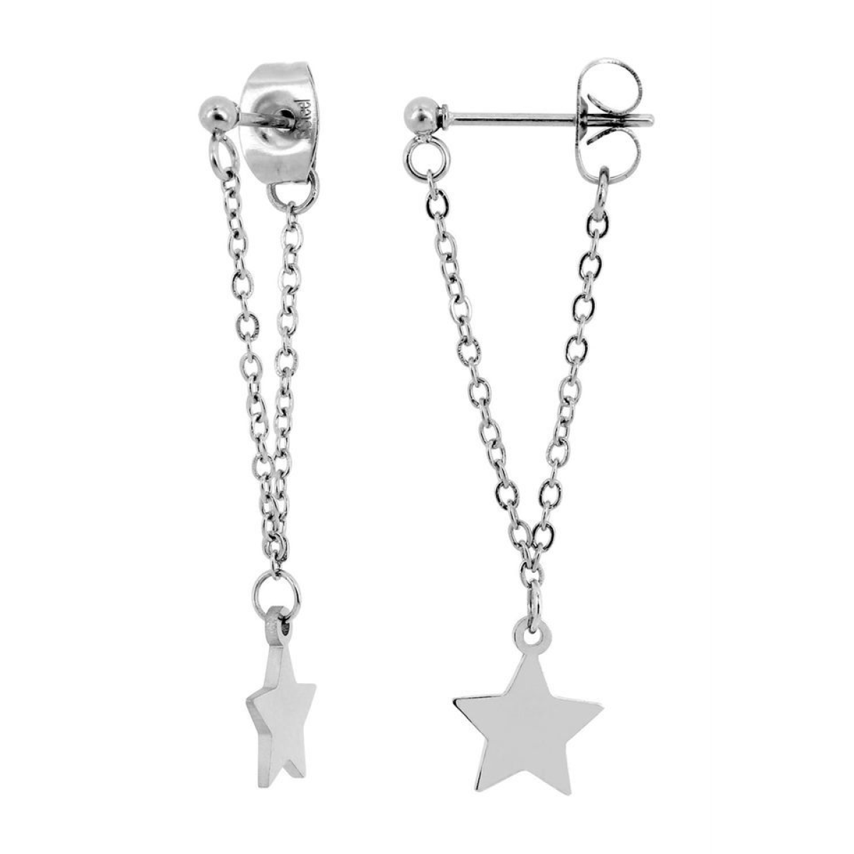 Boucles d'Oreilles  Acier