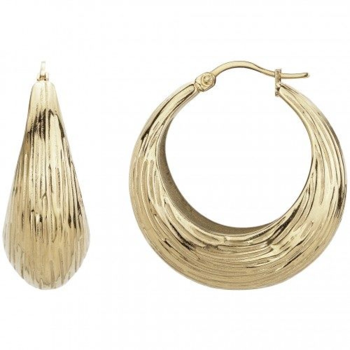 Boucles d'Oreilles  Acier