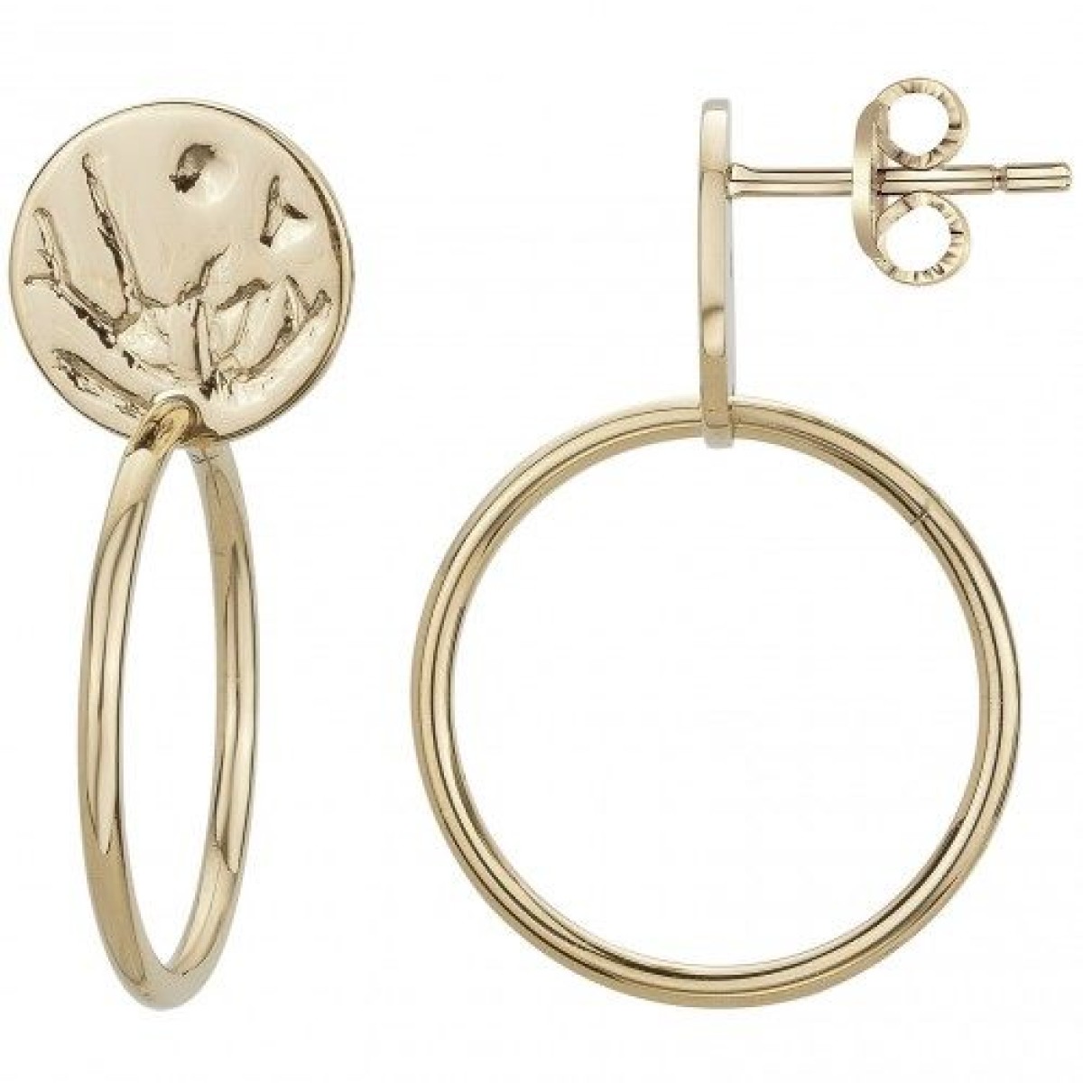 Boucles d'Oreilles  Acier