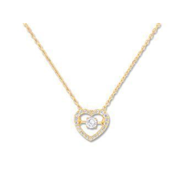 Collier  Or 375/1000 Oxyde de Zirconium