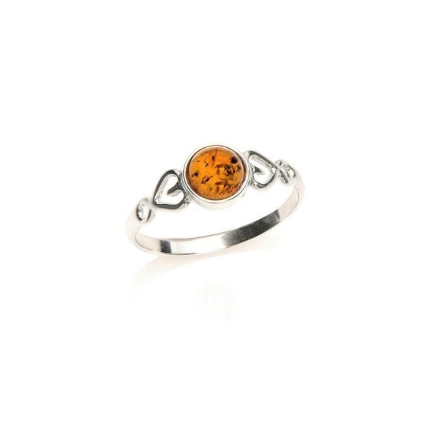 Bague  Argent 925/1000 Ambre