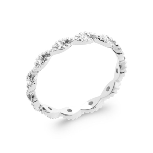 Bague  Argent 925/1000 Oxyde de Zirconium