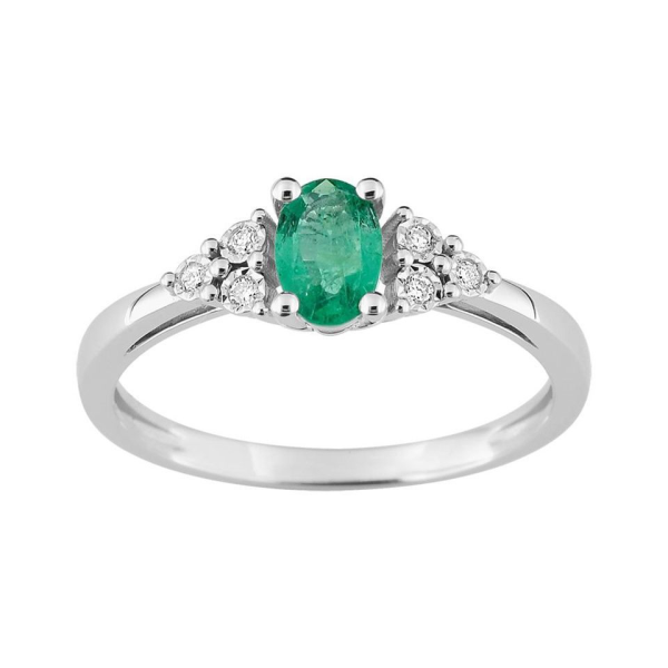 Bague  Or 750/1000 Emeraude