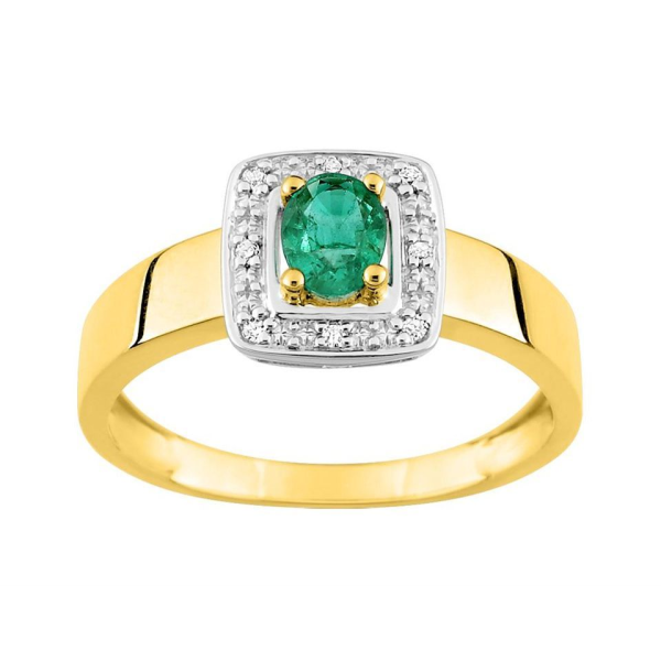 Bague  Or 750/1000 Emeraude