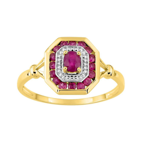 Bague  Or 750/1000 Rubis