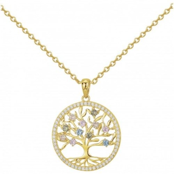 Collier  Plaqué Or Oxyde de Zirconium