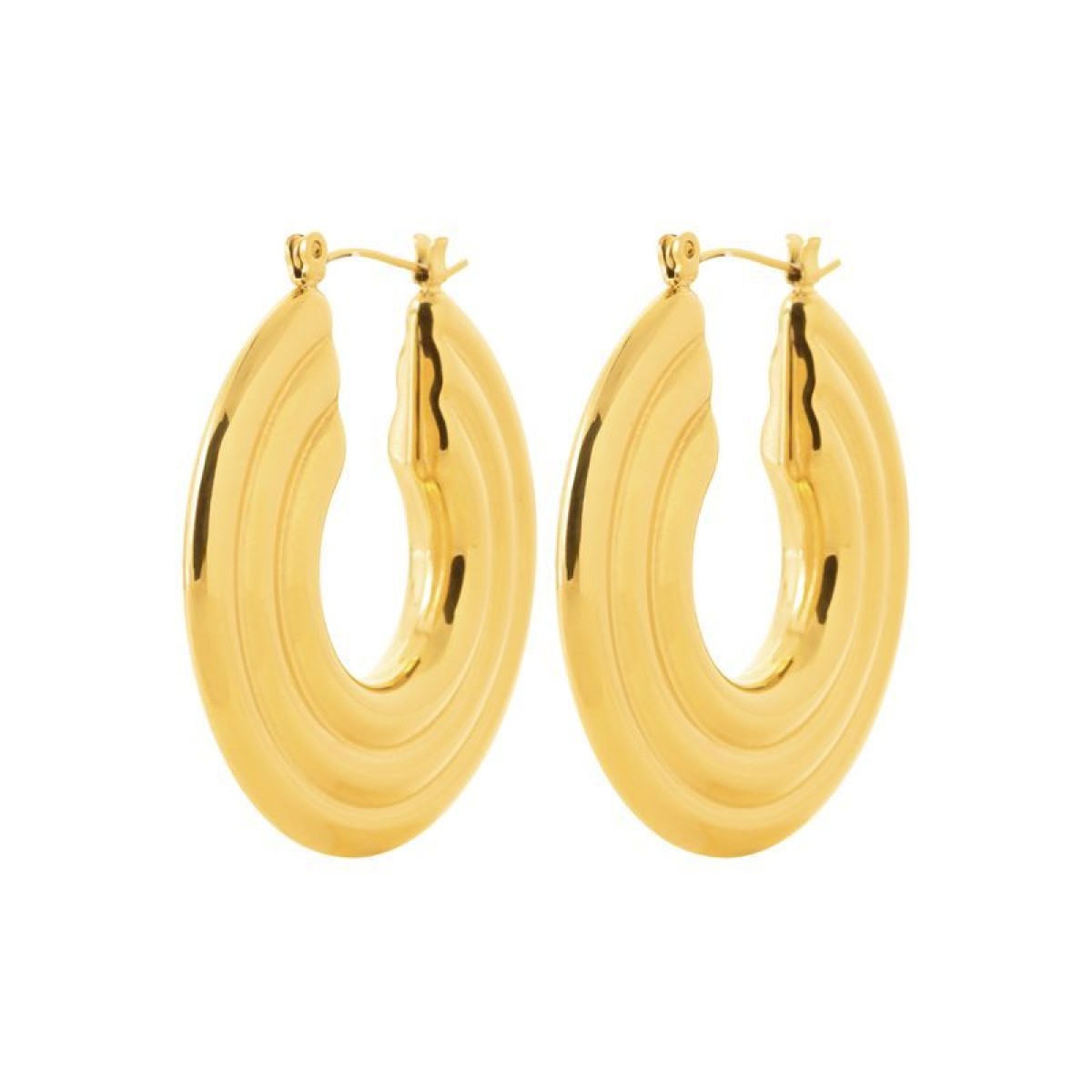 Boucles d'Oreilles  Acier