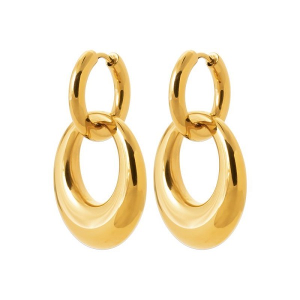 Boucles d'Oreilles  Acier