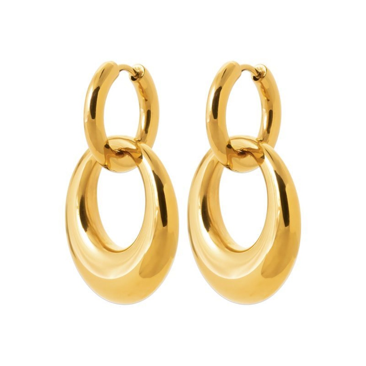 Boucles d'Oreilles  Acier