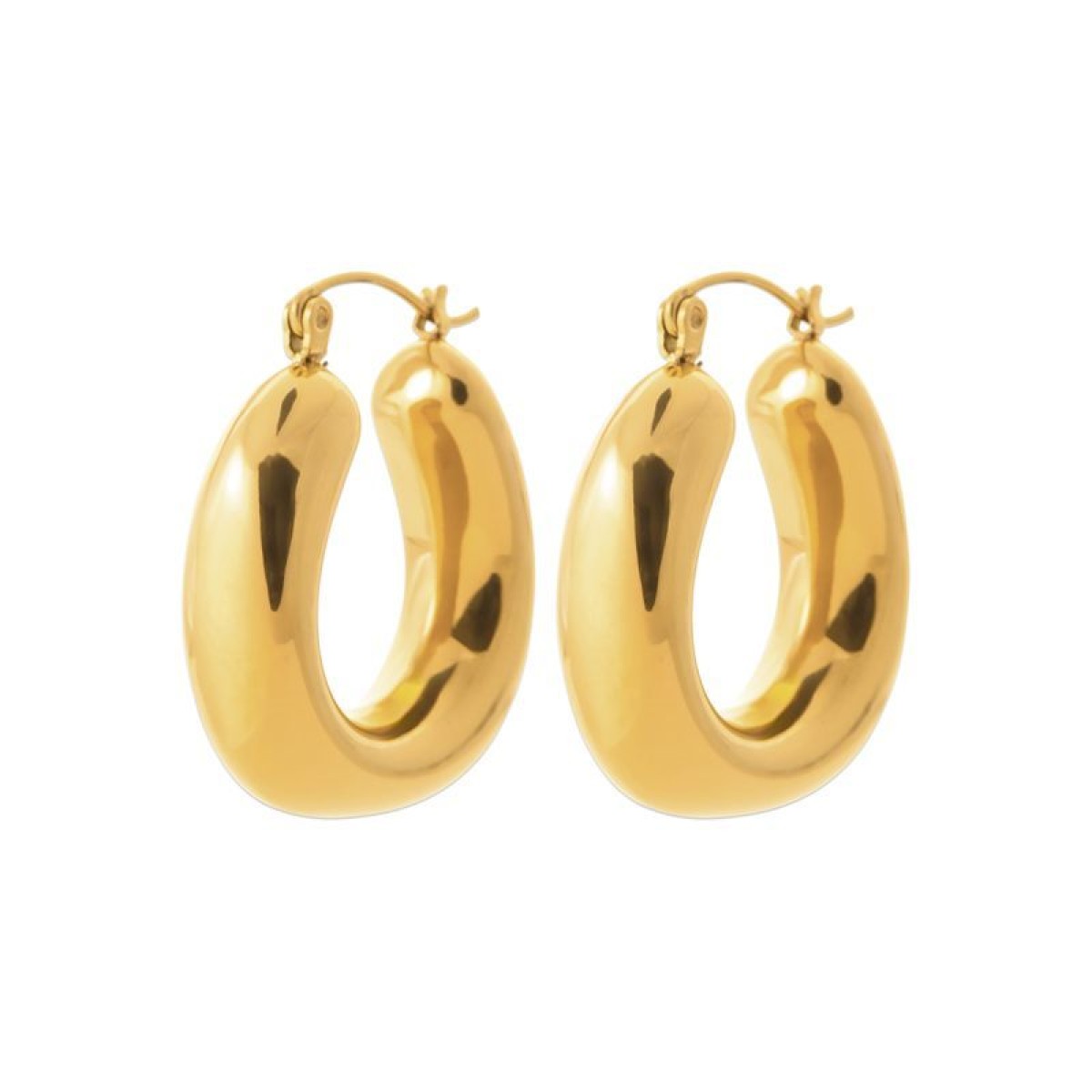 Boucles d'Oreilles  Acier