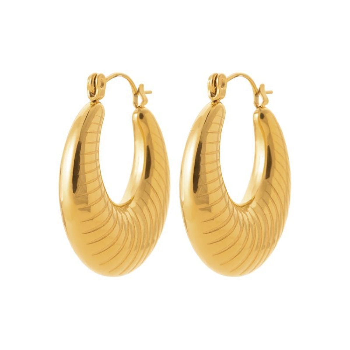 Boucles d'Oreilles  Acier