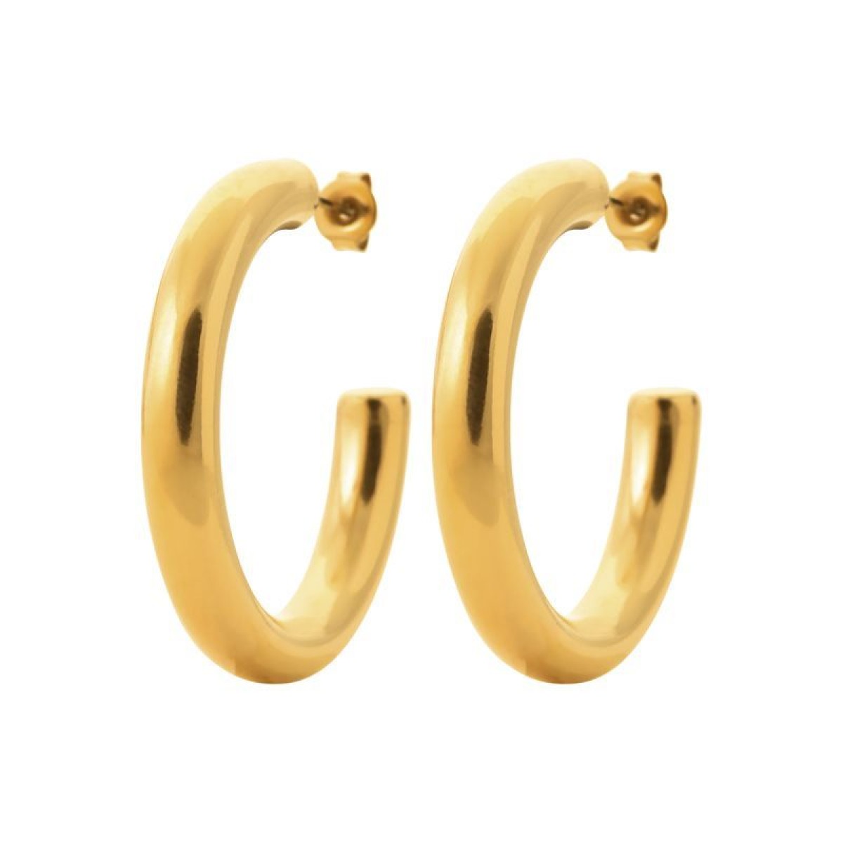 Boucles d'Oreilles  Acier