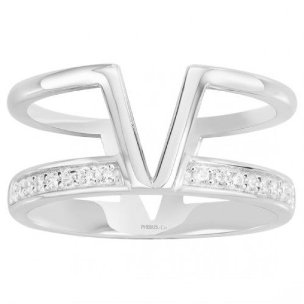 Bague  Argent 925/1000 Oxyde de Zirconium