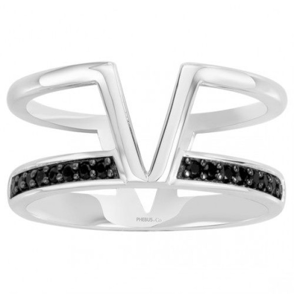 Bague  Argent 925/1000 Oxyde de Zirconium