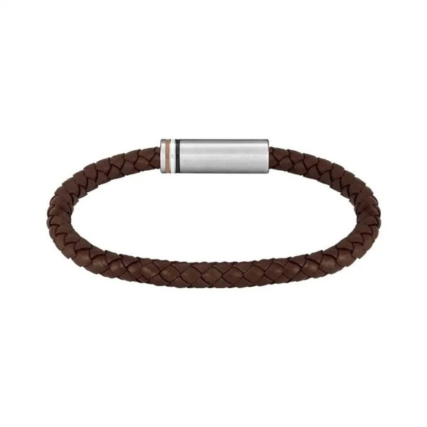 Bracelet BOSS Acier Cuir