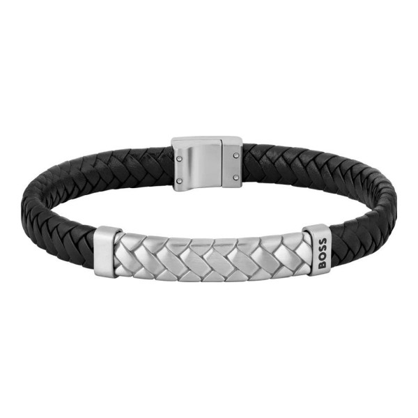Bracelet BOSS Acier Cuir