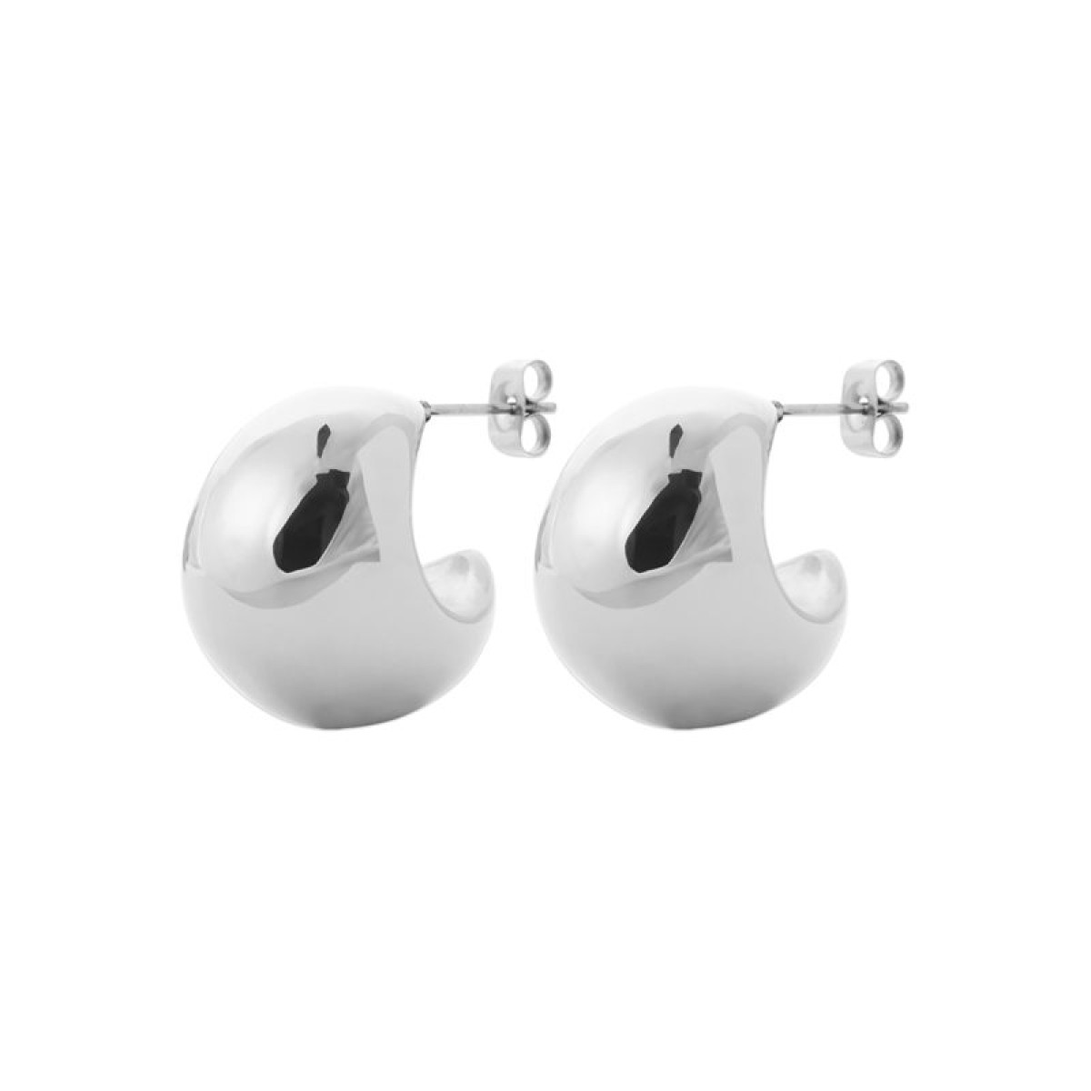 Boucles d'Oreilles  Acier