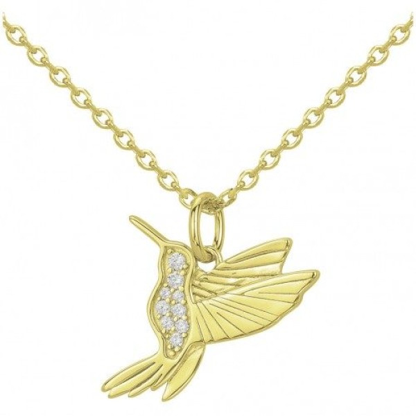 Collier  Plaqué Or Oxyde de Zirconium