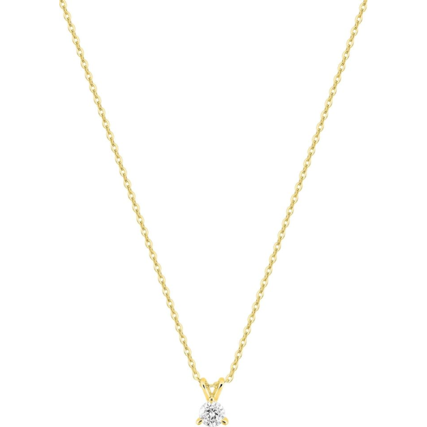 Collier  Or 375/1000 Diamant Synthétique