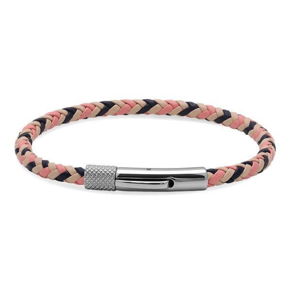 Bracelet ROCHET Acier Cuir